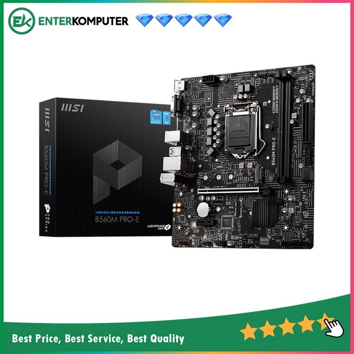 MSI B560M PRO-E (LGA1200, B560, DDR4, USB3.2, SATA3)
