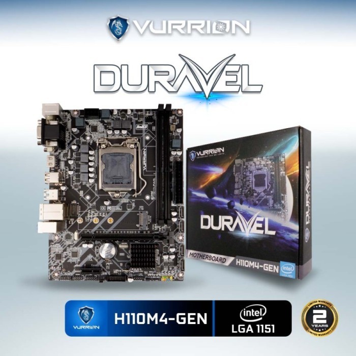 MAINBOARD VURRION DURAVEL H110M4 SOCKET 1151 INTEL GEN 6/7