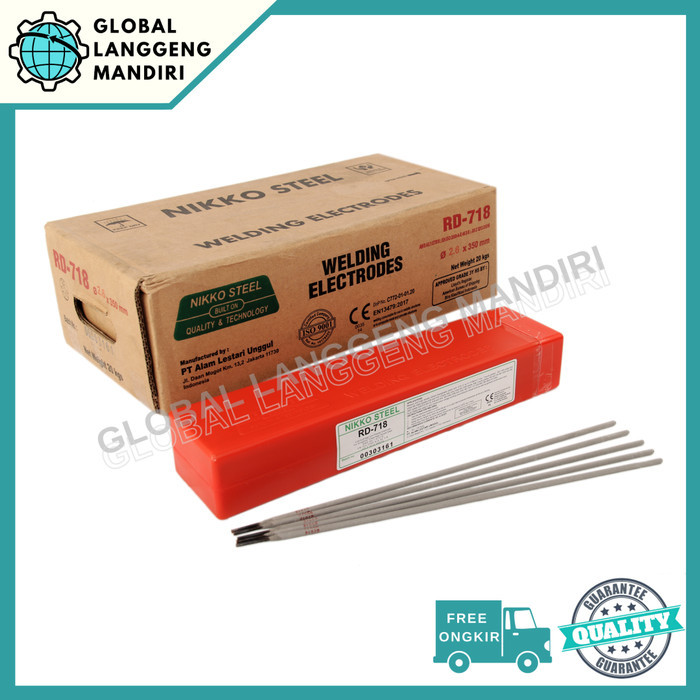 Kawat Las Nikko STEEL RD718 2.6mm (5KG)/ RD 718 2.6 MM STEEL