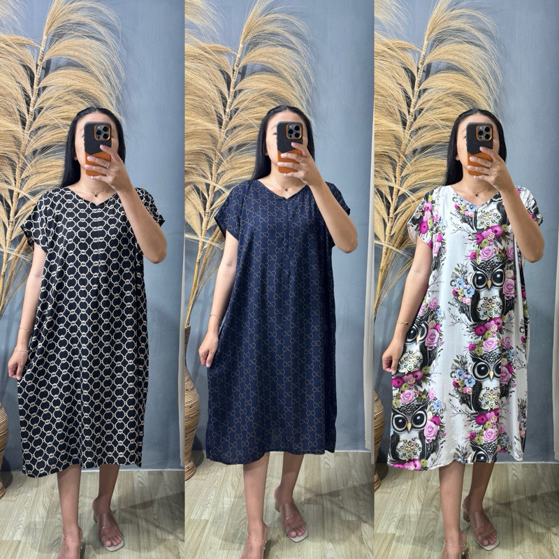 Daster Wanita Terbaru 2024 Pakaian Santai Perempuan Hamil Dress Remaja Kekinian Sexy Baju Bumil Busu