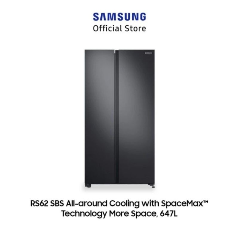 Kulkas Samsung RS62 RS62R5041B4 Kulkas Samsung SideBySide 2Pintu 700Liter