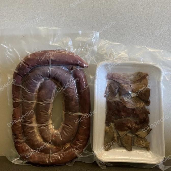 SOSIS KOREAN SUNDAE ( SOSIS USUS BABI) 1KG + JEROAN PARU BUATAN KOREA