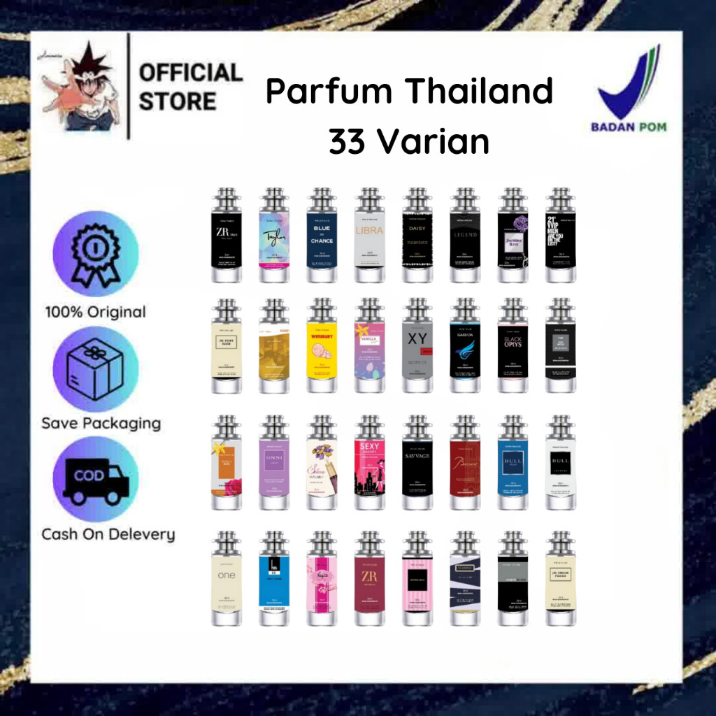murah JM - [BPOM] Parfum Thailand 35ml Premium / Parfum Thailand 35ml Unisex / Parfum Thailand 35ml