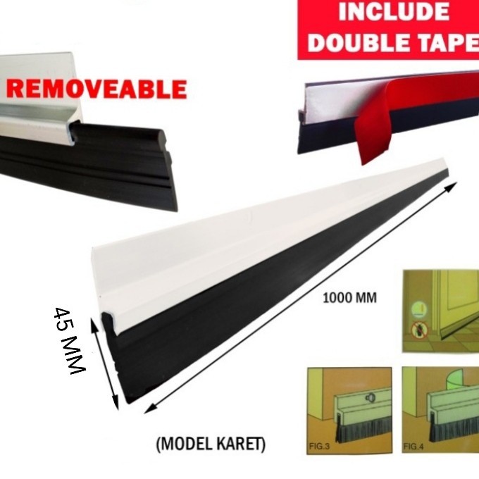 Door seal pintu bawah model karet