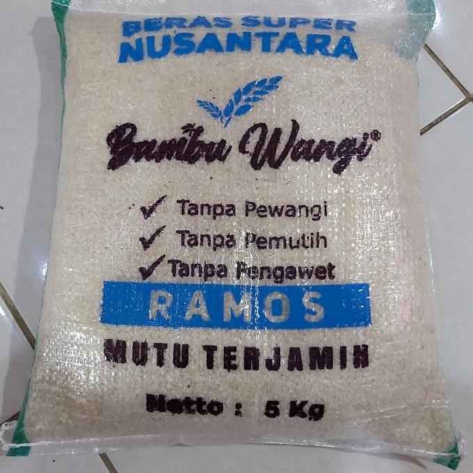 

Beras Ramos - Merk Bambu Wangi 5 Kg