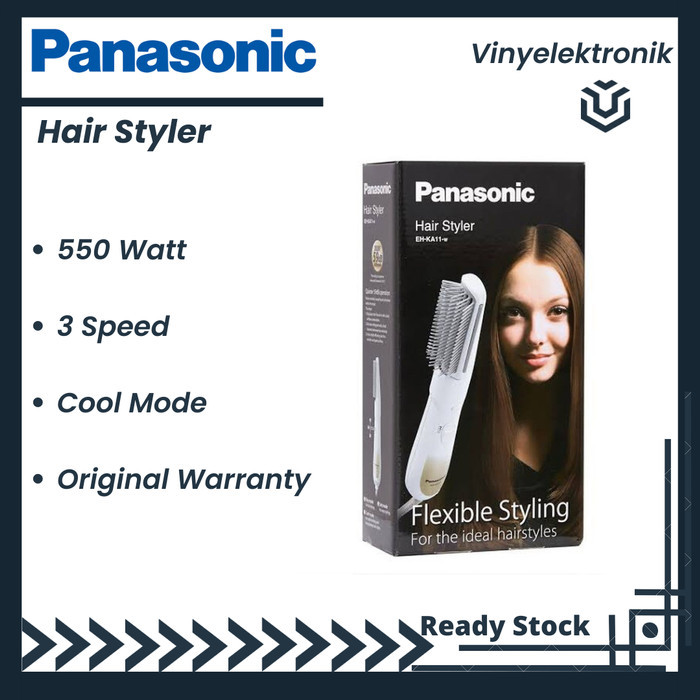 Panasonic EH-KA11W Hair Styler - Pengering Rambut dengan 3 Tingkat Kecepatan Udara