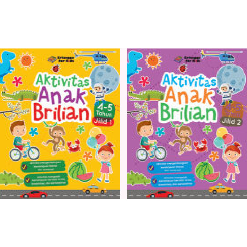 Erlangga Buku Anak PAUD / TK AKTIVITAS ANAK BRILIAN 4 - 5 Tahun