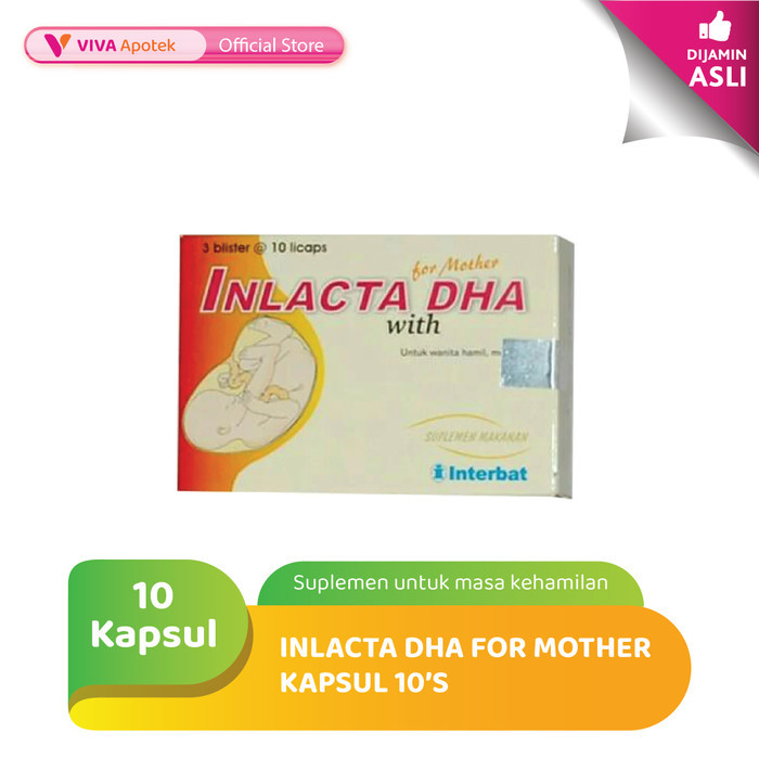 Inlacta Dha For Mother Suplemen Ibu Hamil & Menyusui (10 Kapsul)