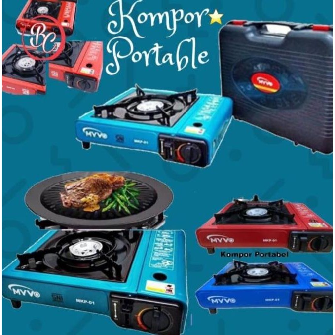 Kompor Gas Portable PROGAS 2in1 SNI - ORIGINAL