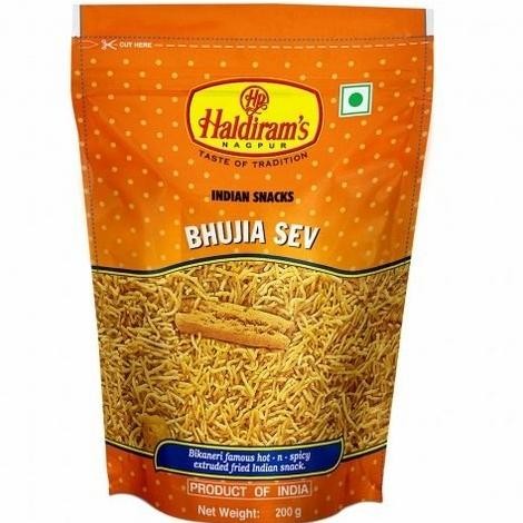 

:::::::] Bhujia Sev Haldiram's 200gr / Namkeen / Indian Snack