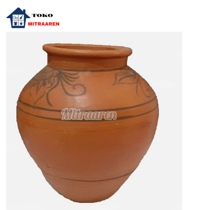 Han Gentong Tempat Beras Tanah Liat Besar