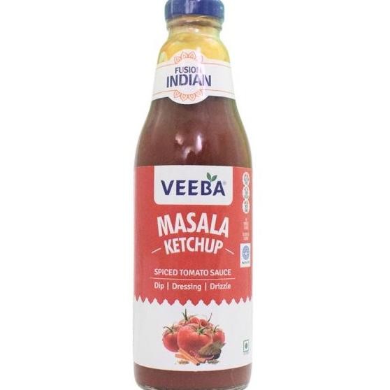 

```````] MASALA KETCHUP VEEBA 500G / Fusion IndIan / Saos Kecap Rendah Gula