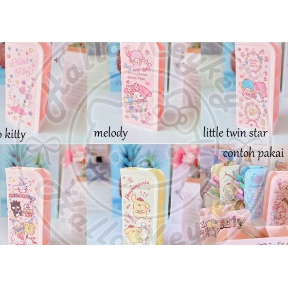 

Holder Alat Tulis Hello Kitty Melody Little Twin Stars Pompurin