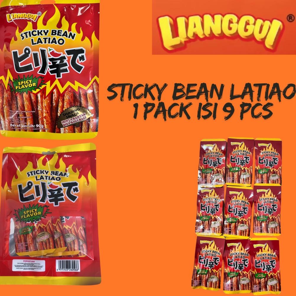 

Lianggui Sticky Bean Latiao 100g Lianggui Spicy Flavour Latiao