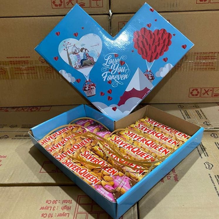 

ghs-55 hampers love silverqueen cashew & almond Hemat