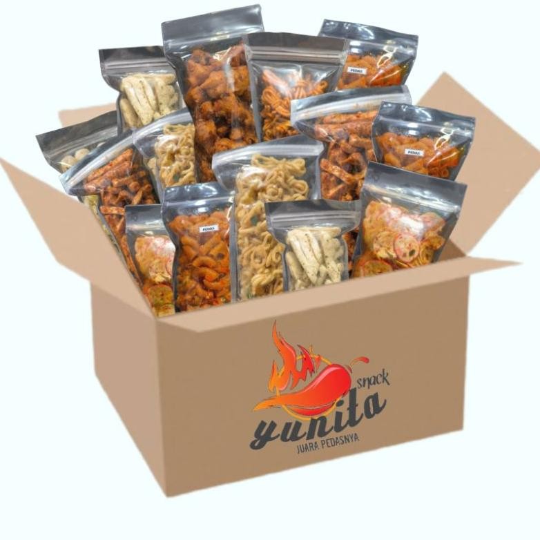 

fx-4 Paket usaha mix Basreng stik dan keripik cimol siomay 50gram (50pcs) Original