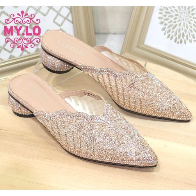 SANDAL PESTA WANITA WEDGES SELOP KEBAYA IMPORT MYLO MS5A66