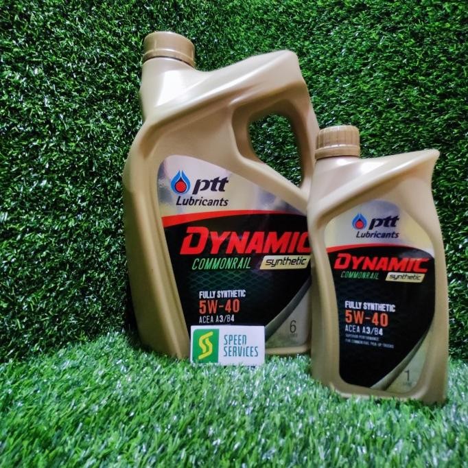 Oli !! Ptt Dynamic Commonrail 5W40 6+1 Liter