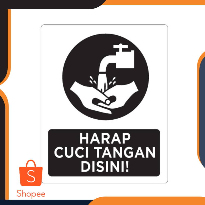 

Grosir Cuci Tangan Disini Sign Acrylic | 20 x 25 cm | Sign Board Akrilik Keren