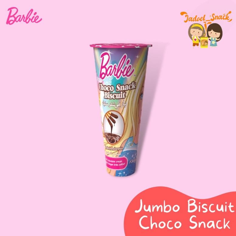 

df-8 GROSIR - JUMBO Barbie Choco Stick Biskuit 12 X 45 GR Rasa Cokelat by Jadoel_Snack Terlaris