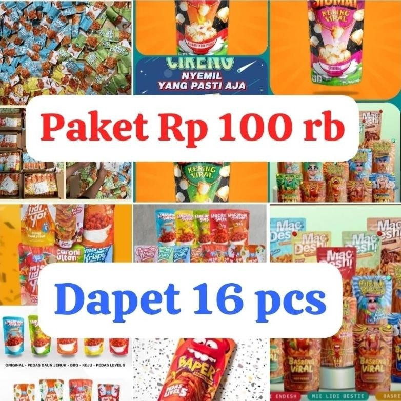 

AZQ-16 PAKET CAMILAN VIRALL 100 ribu dapat 16 pcs Sale