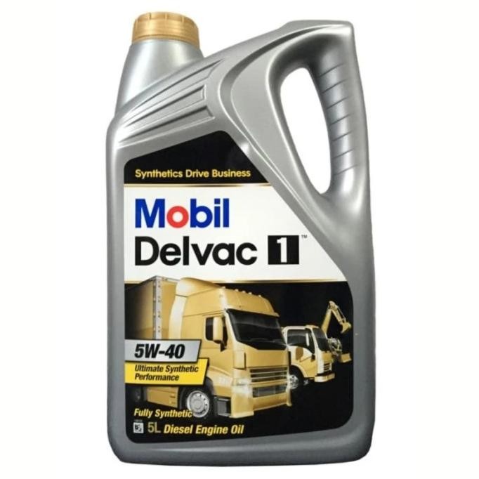 Oli  OliMobilDelvac1/Delvac1Diesel5W40/5-W40Ci4PlusFullSyn(5L/5L