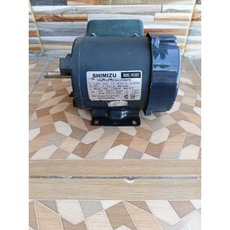 Dinamo Pompa Air Shimizu 125 watt / Dinamo Penggerak Pompa Air Shimizu