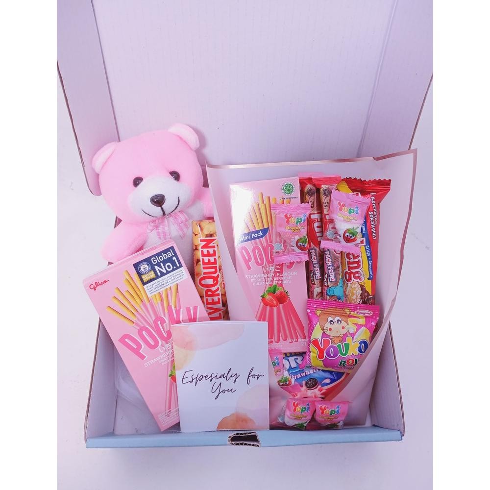 

NI06 Kado Ulang Tahun Cewek Gift Box Birthday Hampers Snack Hadiah Ulang Tahun Pacar Terlaris