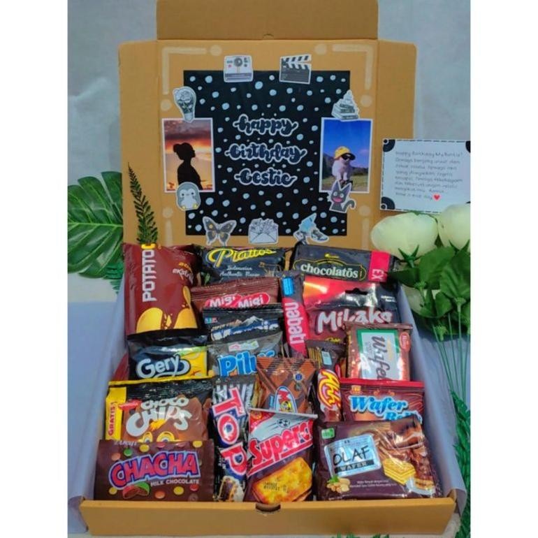 

wdr-75 SNACK BOX by nesyaracraft ( ukuran XL ) / gift / snack , hadiah , kado , birthday , hampers Murah