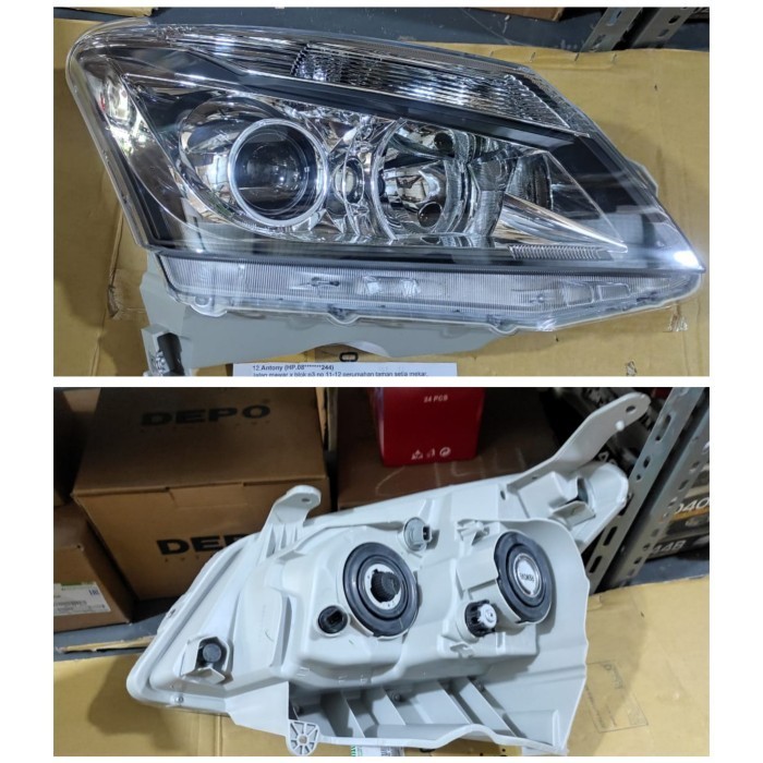 Ready Stock Headlamp Isuzu Mux Kanan Kiri Original