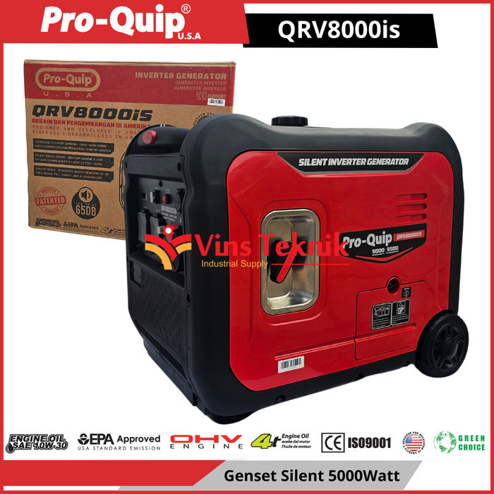 Tersedia Silent Inverter Generator Genset Bensin 5000Watt Proquip Qrv8000