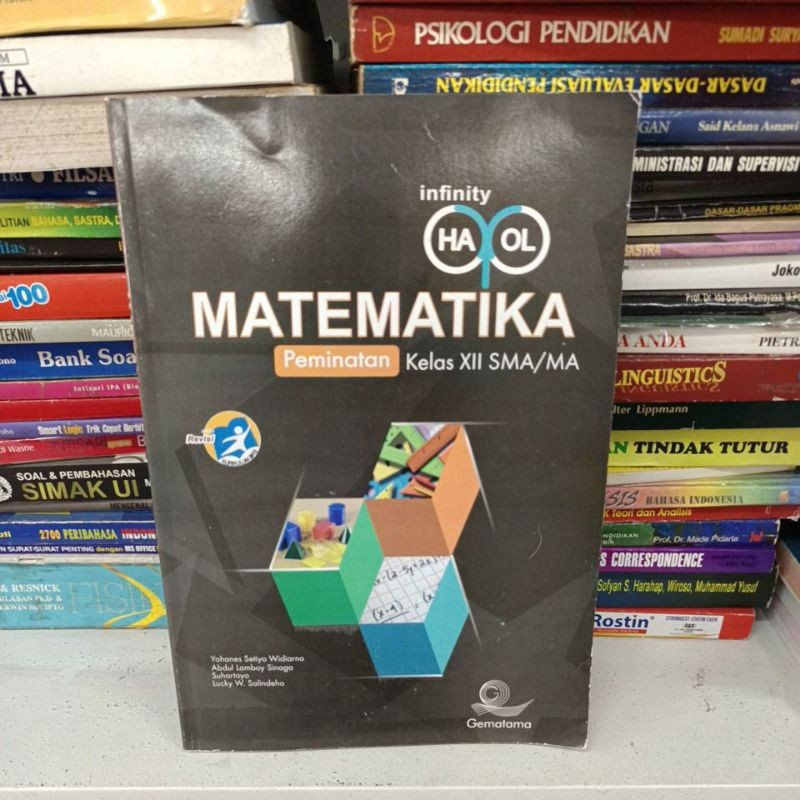 Matematika Peminatan untuk SMA kelas 12 Gematama original bekas
