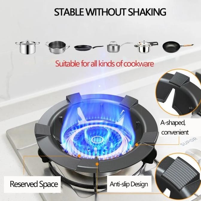 ULTIMATE ENERGY SAVER- Tatakan Dudukan Kompor Gas Universal ANTI ANGIN
