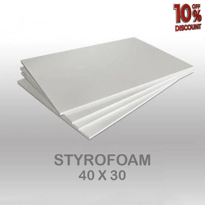 

Bisa Cod 30X40X1Cm Papan Styrofoam Gabus Lembaran Styrofoam/ Gabus/ Stereofoam/ Styrofoam Lembaran Terlaris