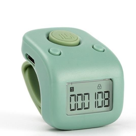 Tasbih Digital Alat Dzikir Tally Counter Rechargeable Silent