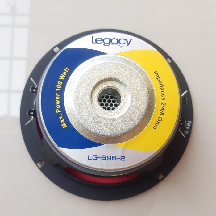 SPEAKER 6 INCH SUBWOOFER LEGACY LG-696 100 WATT DOUBLE COIL