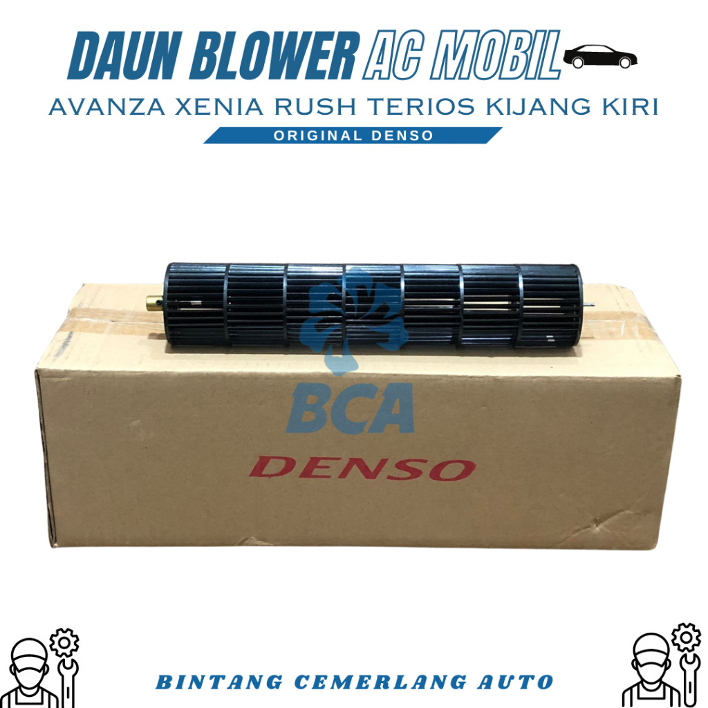 Leaf Fan DOUBLE BLOWER AC Mobil Avanza Xenia Rush Terios Kijang Kiri ASLI DENSO |5C5292DB|