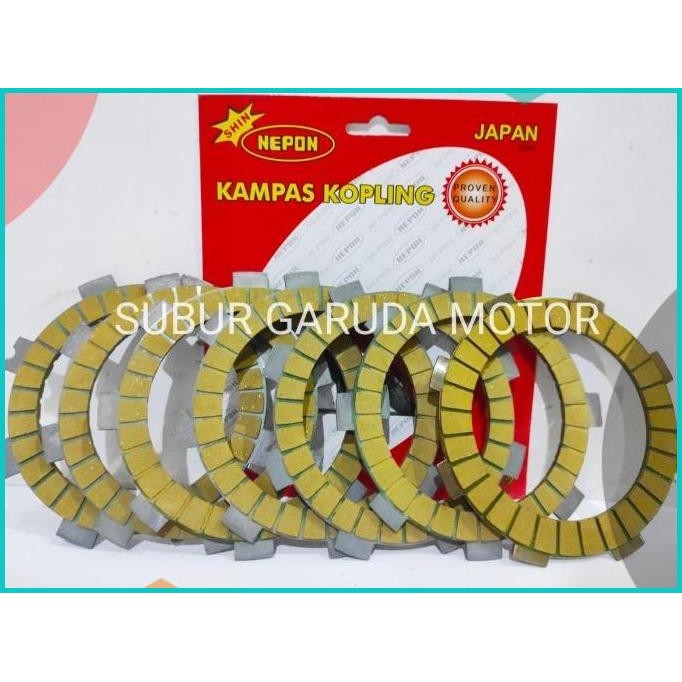 KAMPAS PLAT KOPLING RACING FR 80 MERK NEPON JAPAN RUBAHAN F1ZR JUPITER