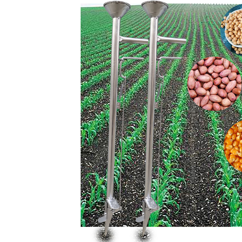 murah alat tanam jagung manual aplikator pupuk portabel serbaguna / alat tanam kacang kedelai benih