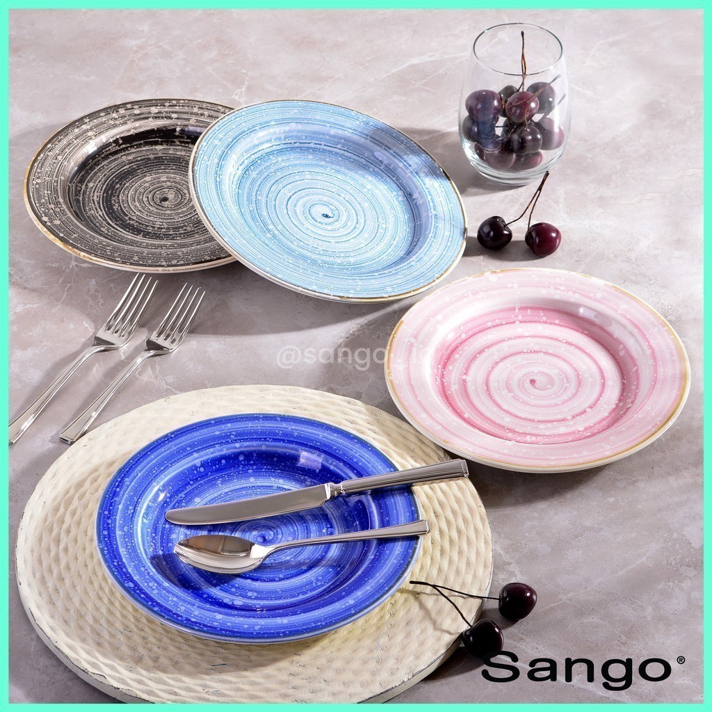 SANGO Set Piring Salad Element Mix (isi 4)