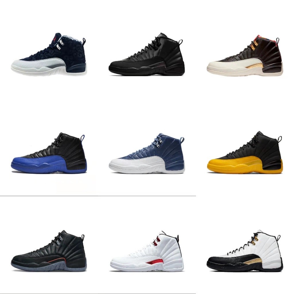 O8OO 100% asli Air Jordan 12 Sepatu Basket Aktual aj12 Olahraga Luar Ruangan Pria 1ESA |LC9qGpvt|