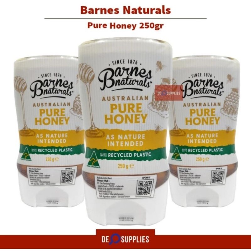 

Barnes Naturals Pure Honey 250gr - Madu Australia Murni Halal