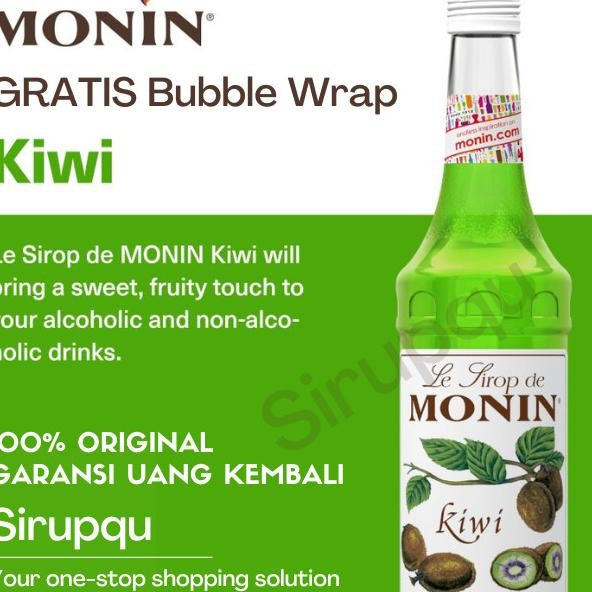 

Monin Kiwi Syrup 70 Cl 700 Ml / Sirup / Cafe / Kedai / Kopi / Shop