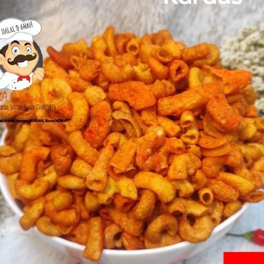 

[1Kg] Makaroni Spiral Pedas Asin Salira Sna Renyah Rasa Dijannagih