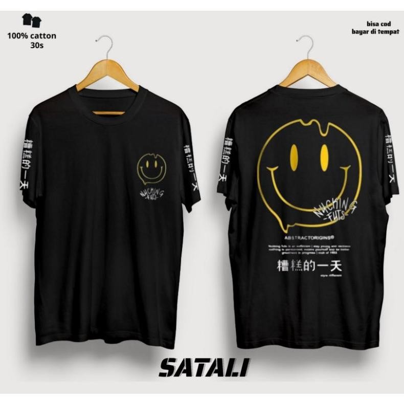 Viral Kaos Smile Kaos Tshirt Kaos Memphis Origins Kaos Abstaract Origins Kaos Distro Pria Dan Wanita