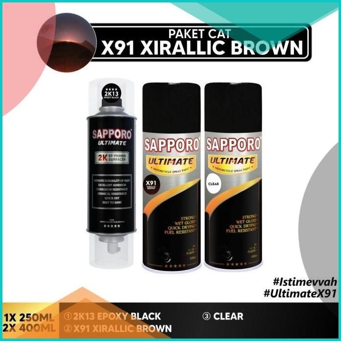Paket Cat Xirallic - Tanpa Warna Dasar - / Sapporo Ultimate  8JVLZ4 pe