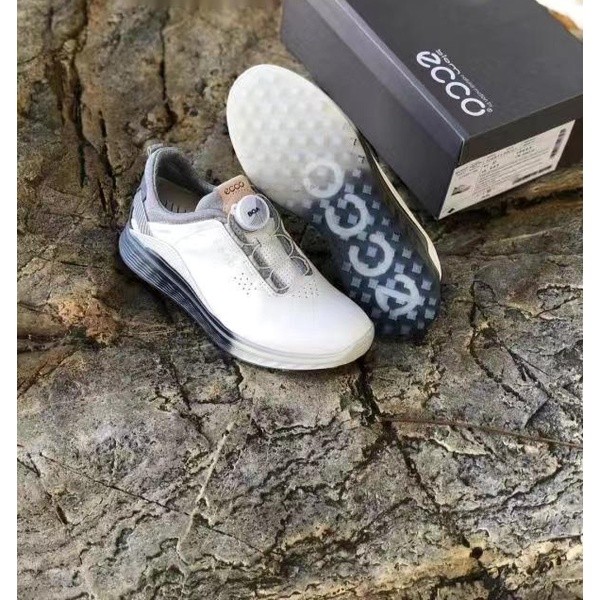 Ecco Sepatu GOLF Wanita Sepatu GOLF Tahan Air Bersirkulasi Antiselip Kancing Kenop Pria Wanita Sepat