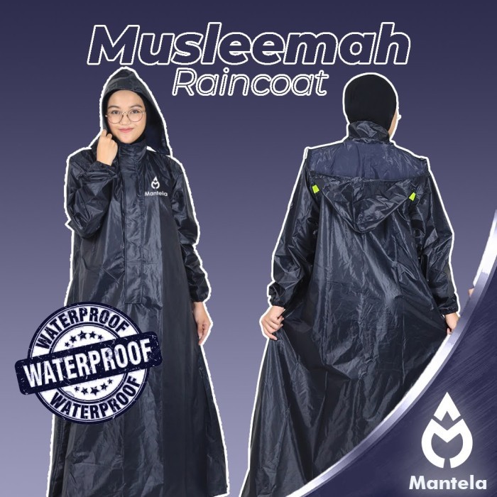 Jas Hujan Ponco Syar'I Muslimah Gamis