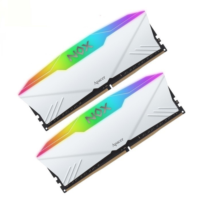 APACER DDR4 32GB (2X16GB) NOX RGB AURA 2 3600MHZ AURA II - DUAL CHANNEL WHITE