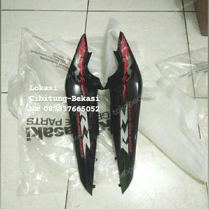 dy belakang ninja rr 2013 stiker batik api merah